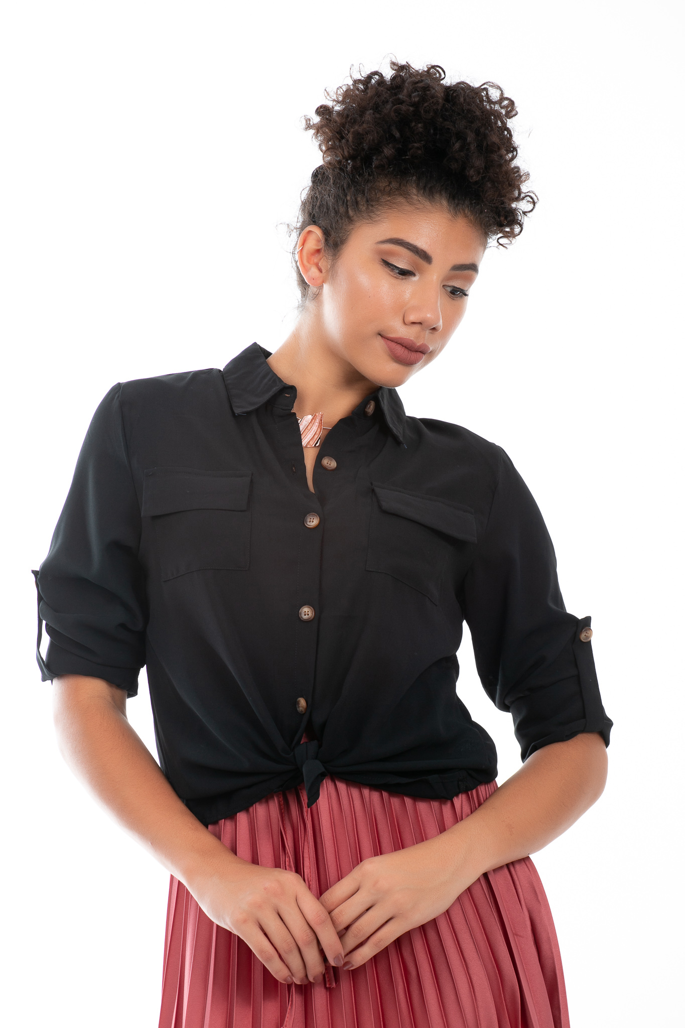 camisera negra 0166